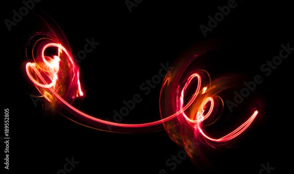 Fototapeta Overlay light, an abstract pattern on a dark background