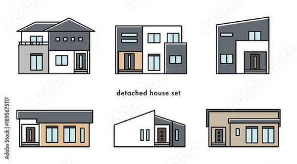 Obraz 戸建住宅セット_カラー