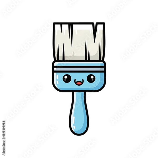 Obraz Cute Paintbrush Icon. (4)