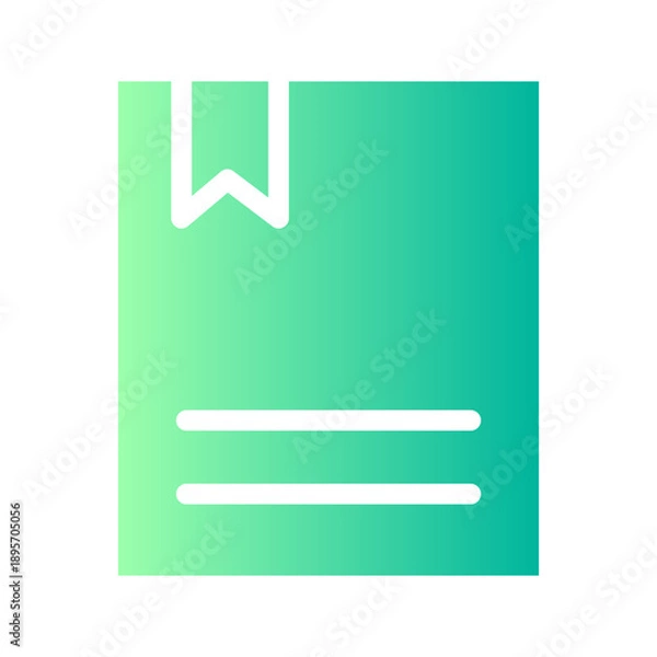 Obraz file gradient icon