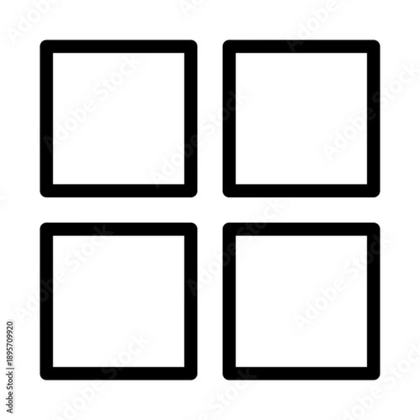 Obraz layout line icon