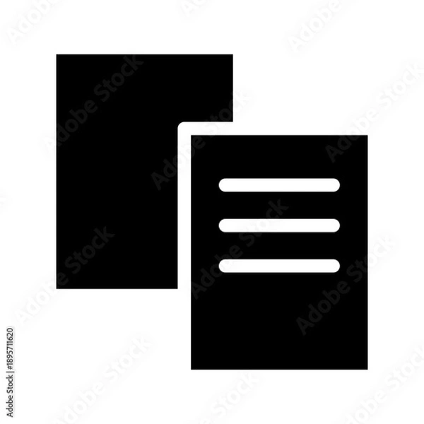 Obraz copy glyph icon