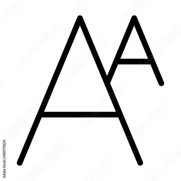 Obraz font glyph icon