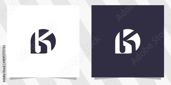 Obraz letter k logo design vector