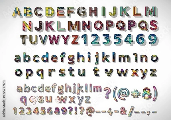 Obraz Kaleidoscope Letters