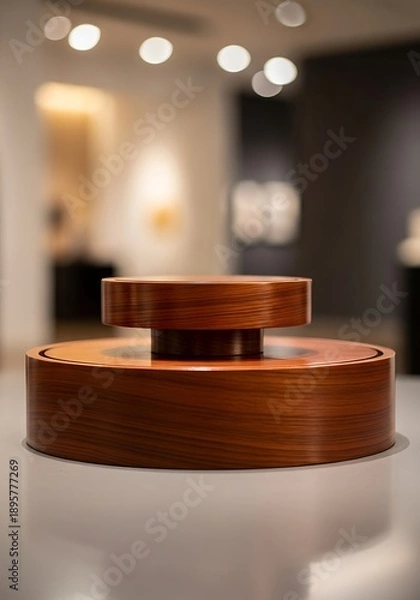 Obraz Timeless Geometry in Wood