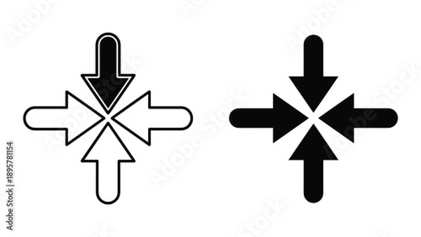 Obraz Arrows pointing in multiple directions