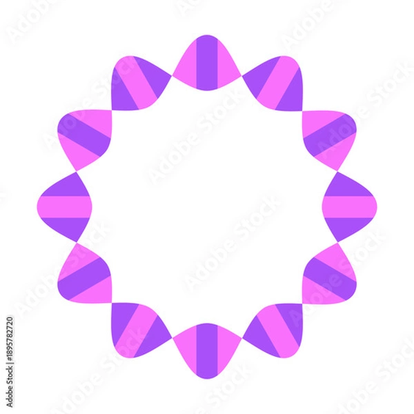 Fototapeta DNA Chain Vector Flat Icon Design