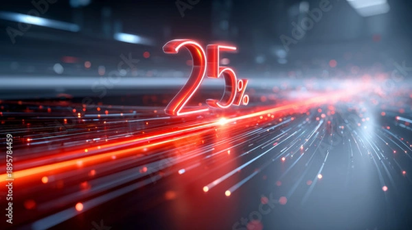 Obraz Technology Sense 25% Progress Display