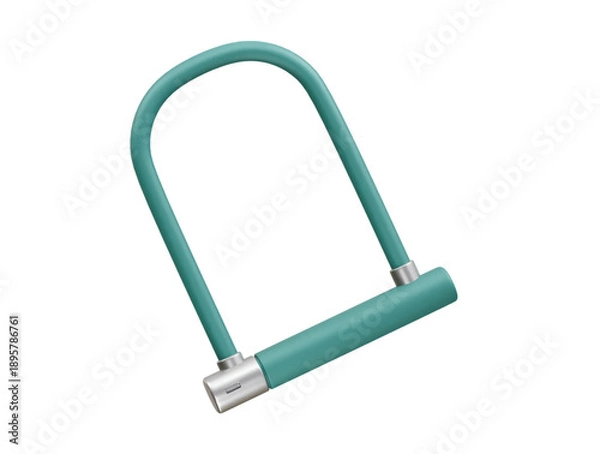Obraz Bicycle Lock icon 3d render illustration 