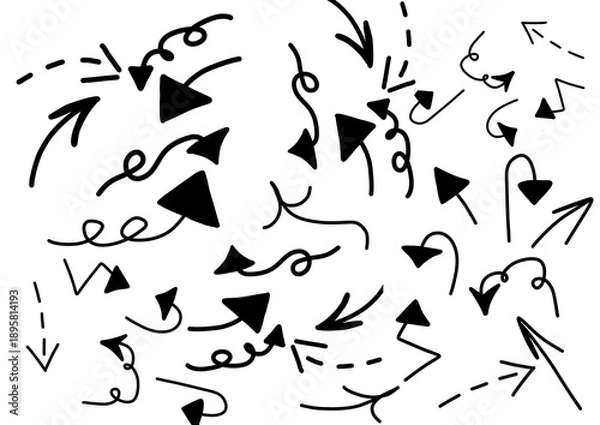 Fototapeta seamless pattern with arrows