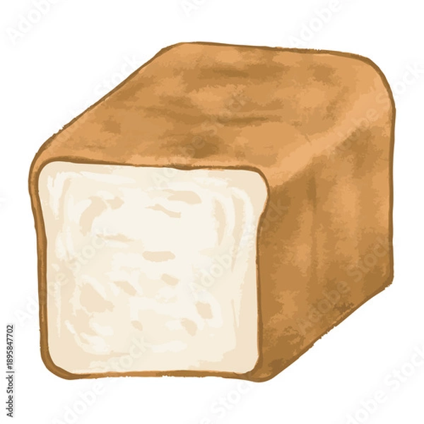 Fototapeta 食パンのイラスト