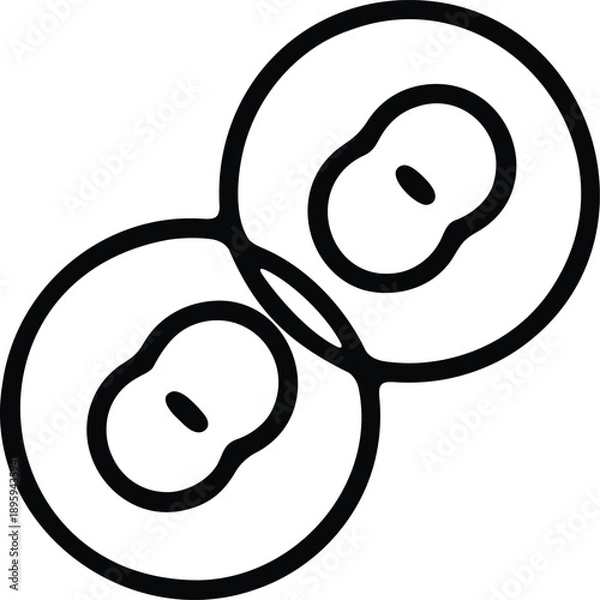 Obraz Minimalist DNS Cells icon