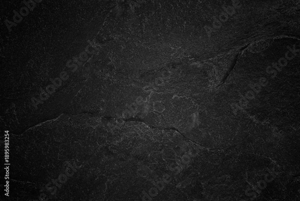 Obraz Dark grey black slate background or texture