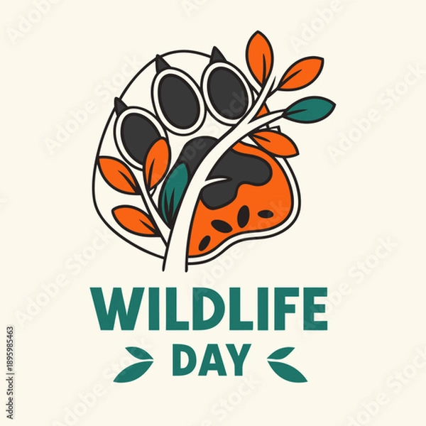 Obraz abstract floral design