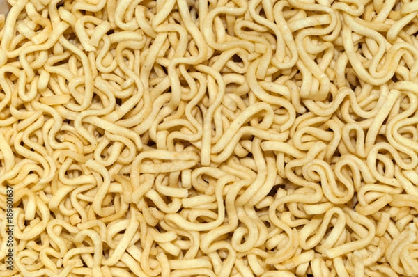 Obraz Instant noodles closeup
