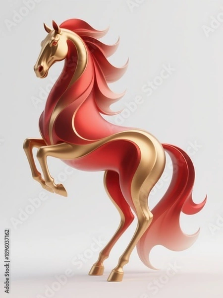 Fototapeta 3D Abstract Texture Steed