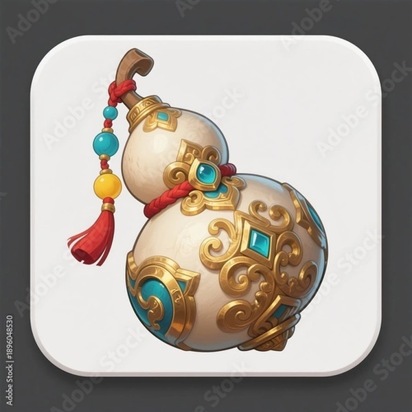 Obraz Chinese ancient style texture gourd