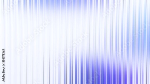 Obraz Abstract light background with reeded glass effect, 3d render