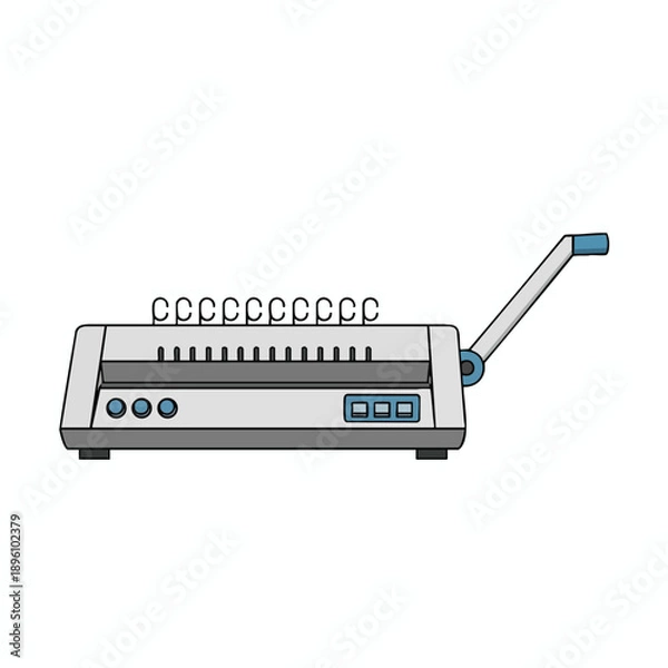 Obraz Office Binding Machine Illustration