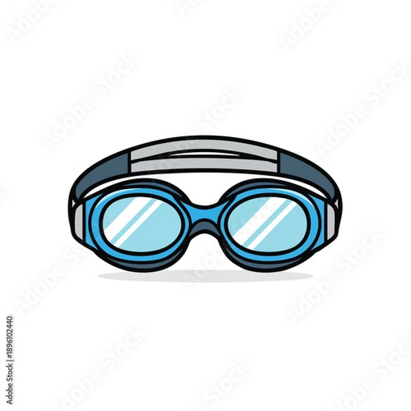 Obraz Swimming Goggles Illustration