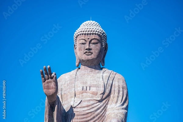 Obraz 牛久大仏と青空