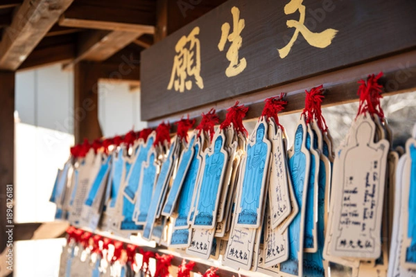 Obraz 仏教の祈りを込めた牛久大仏の願生文