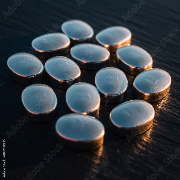 Fototapeta silver shot close-up