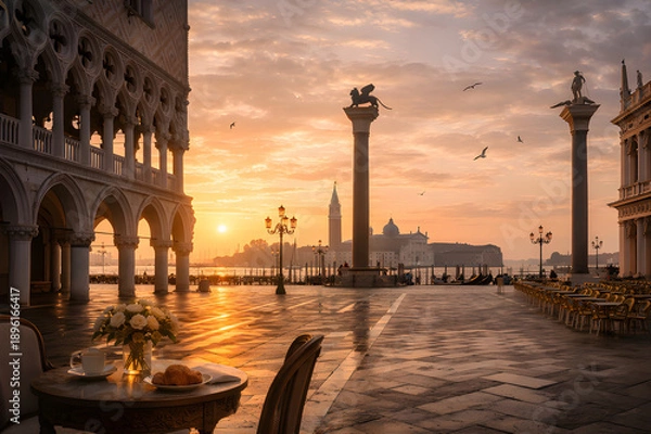 Fototapeta Parisian Square View
