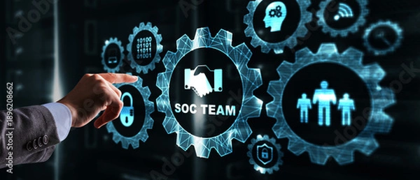 Obraz SOC Team Infrastructure for Real Time Security Control