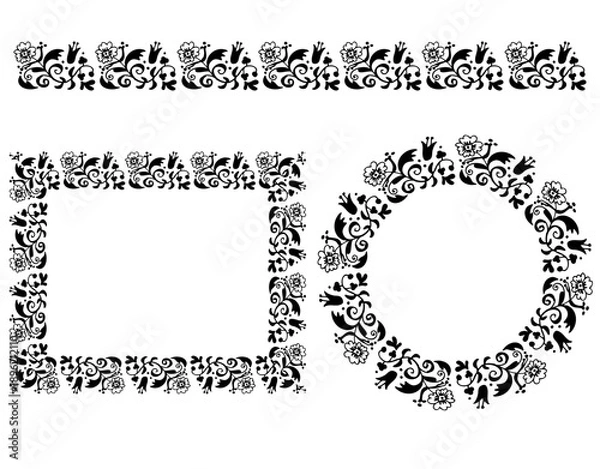 Obraz 花のフレーム