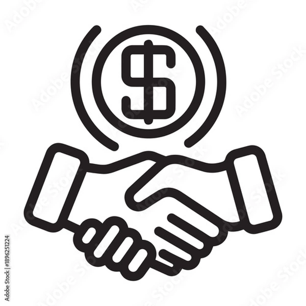 Obraz Business Collaboration Through Shared Finance