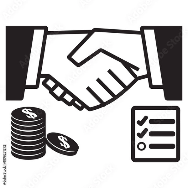 Obraz Partnership Built On Mutual Trust