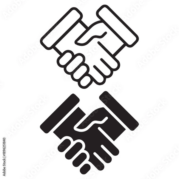 Obraz Handshakes That Forge Strong Agreements