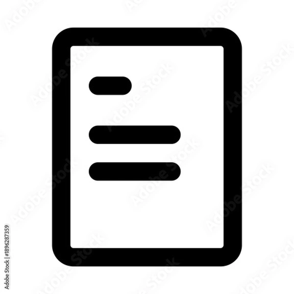 Obraz agency outline icon set