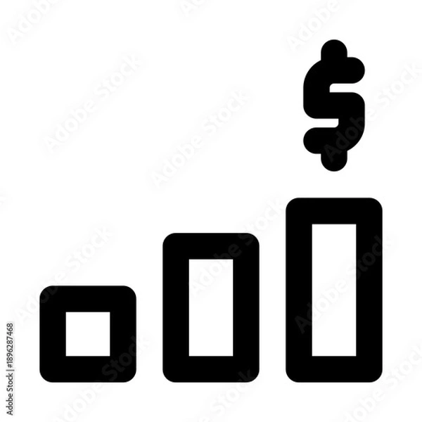 Obraz agency outline icon set