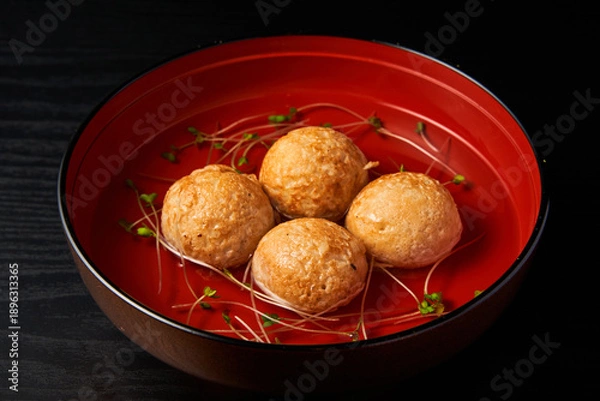 Obraz 出汁がじゅわっと溢れるたこ焼き