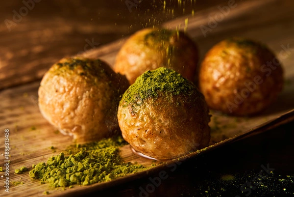 Obraz 出汁がじゅわっと溢れるたこ焼き