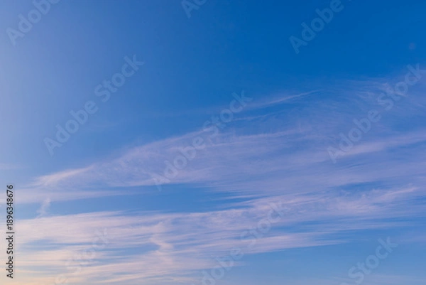 Obraz 青空を擦る雲