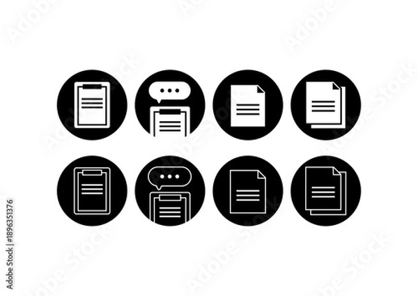 Obraz バインダー・書類のアイコン