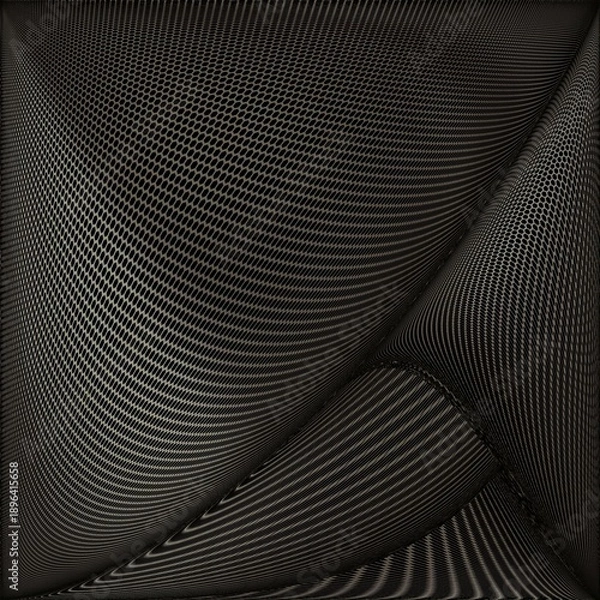 Fototapeta Abstract Honeycomb Wave Pattern