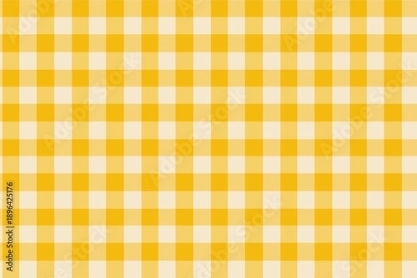 Obraz yellow gingham fabric texture for background wrap