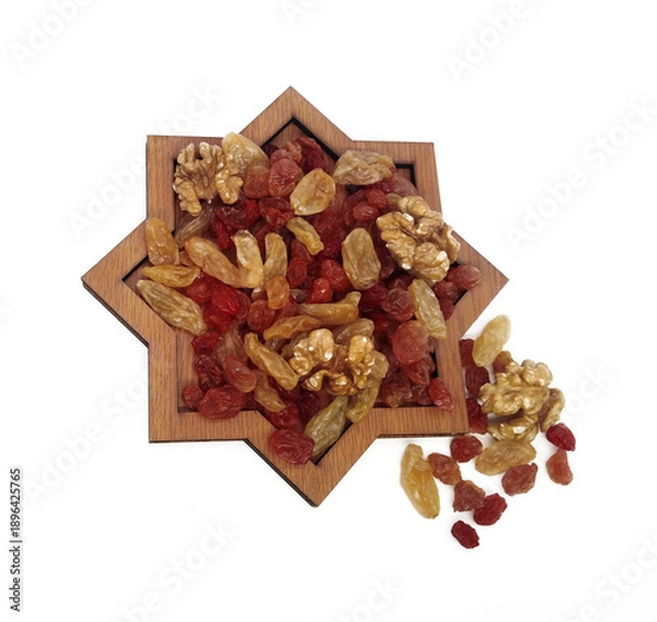 Obraz Raisin isolated on white background with clipping path. 