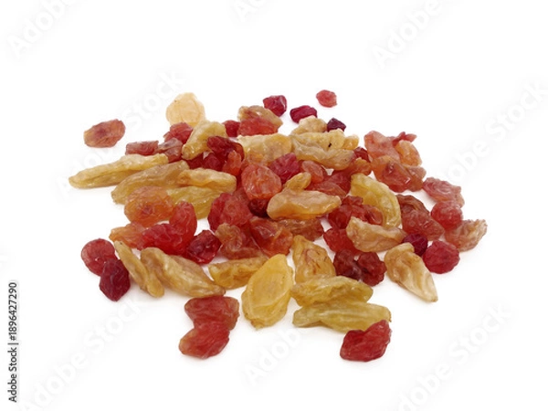 Obraz Raisin isolated on white background with clipping path. 