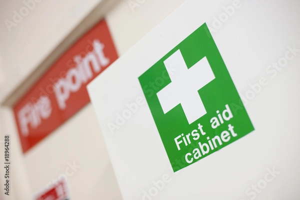 Fototapeta First aid cabinet