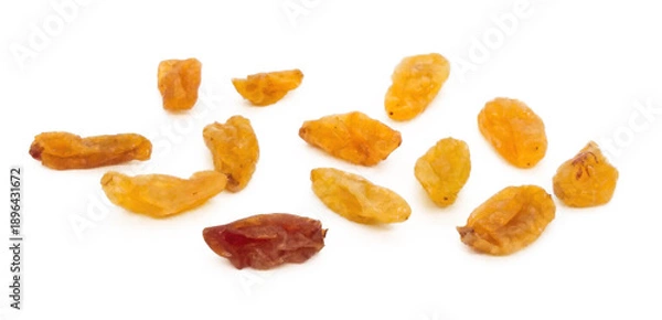 Obraz Raisin isolated on white background with clipping path. 