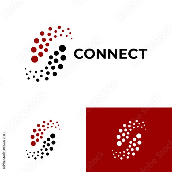 Obraz abstract connection icon design vector illustration

