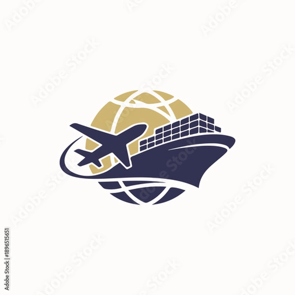 Obraz export import icon 