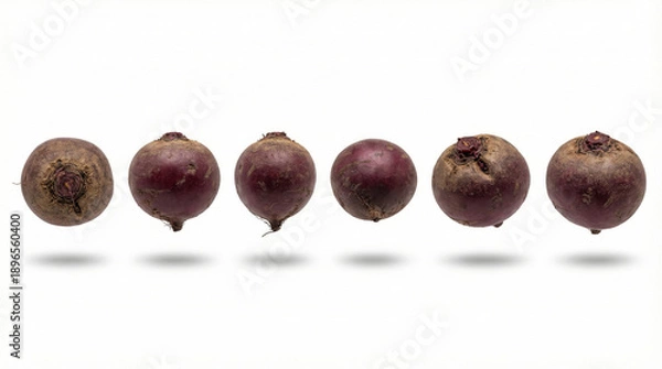 Fototapeta Beetroot Whole Vegetables in Different Angles