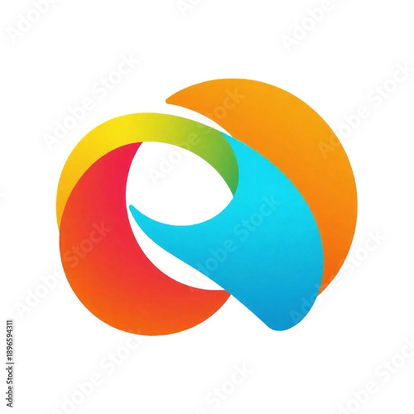 Obraz abstract vector logo design